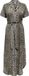 ONLY ONLNOVA LIFE VIS IZI SHIRT DRESS AOP - Meisjes - Maxi jurken - Bruin - Korte mouw - Print - Viscose