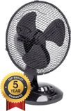 Bestron Tafelventilator DDF27Z - Ø27 cm - Zwart