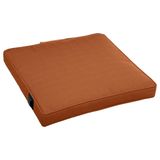 Warmpi® Outdoor: Coussin chauffant à batterie – Terracotta – avec powerbank 10.000mAh – 3 niveaux de chaleur – hydrofuge – Coussin chauffant 40x40x5 cm