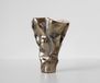 Vase Mimoro B28 x T24 x H38 cm Aluminium Laguna Antica Fait main