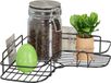 Relaxdays Hoekrek Keuken Zwart