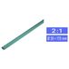 TRU COMPONENTS 1225426 Krimpkous zonder lijm Groen 35 mm 17.50 mm Krimpverhouding:2:1 per meter