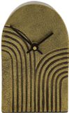 Dijk Natural Collections Klok aluminium goud 10x4x16,5cm