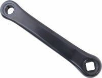 Overig TradinQ Crank links aluminium spieloos 152mm ruit zwart