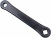 Overig TradinQ Crank links aluminium spieloos 152mm ruit zwart