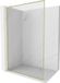 Mexen Kioto-F L paroi de douche Walk-in avec cadre 110 x 202 cm, transparent 8 mm, or brossé