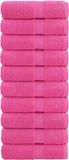 vidaXL Premium washandjes SOLUND 10 stuks roze 30x30 cm 600 g/m²