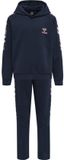 Hummel kindertrainingspak Hmlzoe Hoodie Suit 215281 - Zwart - Katoen