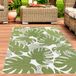 Carpetia Waterdicht en recyclebaar buitentapijt in groen en crème, afmetingen: 180 x 280 cm