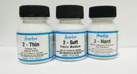 Angelus Leerverf 2-Soft (fabric medium) 2- Thin (thinner angelus paint) 2-Hard 29ML 3 stuks C&P