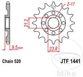 Tandwiel JT Sprockets Tandwiel JT JTF1441.13SC 13T stalen voorkant