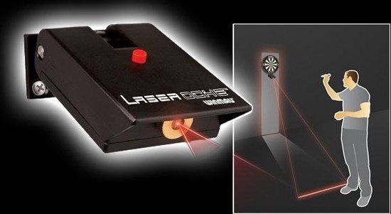 Winmau Dart Laser Oche - Black - Plastic - 8510