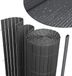 Sans marque Écran de balcon PVC Panneau de jardin Écran d'intimité Mat Grillage pour balcon Terrasse Protection contre le vent Intimité Extérieur Revêtement de balcon Résistant aux intempéries Protection UV pour balcon Jardin Auvent Grillage pour terrasse Gris 90*400cm