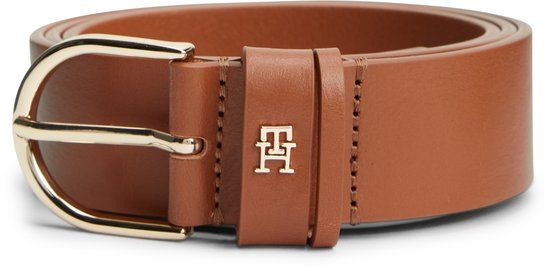 Tommy Hilfiger Riemen Leer Unisex Ecru