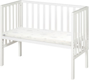 roba Bijzetbed 2-in-1 Safe Asleep - Wit - 45 x 90 cm - Ombouwbaar tot Bank