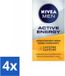 NIVEA MEN Active Energy gezichtscrème met cafeïne, 50 ml - voordeelverpakking - 4 stuks