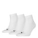 Puma - Chaussettes mi-hautes unies unisexes - Lot de 3 - Taille 43-46 - Blanc