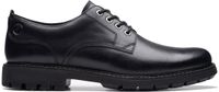 Clarks Batcombe Tie - heren veterschoen - Zwart - maat 40 (EU) 6.5 (UK)
