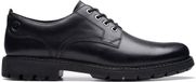 Clarks Batcombe Tie - heren veterschoen - Zwart - maat 40 (EU) 6.5 (UK)