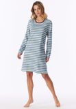 Schiesser Dames Nachthemd lange mouw - Comfort - Maat L