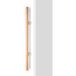Viefe Poignée de meuble KUMO WOOD BIG ONE en bois et aluminium, BA 448 mm - chêne + doré brossé