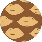 Bonateks Ronde digitaal bedrukte muismat, antislip onderkant, voor kantoor en thuis, diameter: 22 cm
