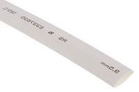 RS PRO Warmtekrimpkous, polyolefine, wit, Ø 9,5 mm, krimpverhouding 2:1, lengte 6 m, rol van 6 meter