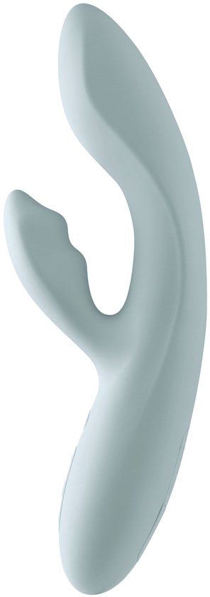 Svakom Chika - Verwarmende Rabbit Vibrator - Turquoise - 25 cm