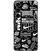 Samsung Galaxy S25 Maniacase Nike air logo Graffiti Noir et blanc