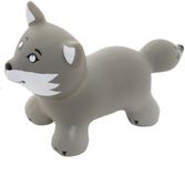 Gerardo's Toys Jumpy Wolf Grijs Skippybal