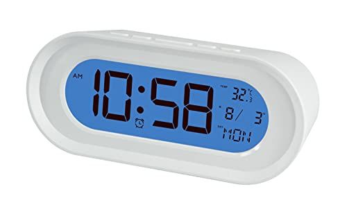 Elbe Witte wekker met thermometer en timer RD-701-B - 8435141906843
