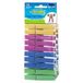 Parodi & Parodi Molly wasknijpers, meerkleurig, 9 x 22 x 4,5 cm, 20 stuks