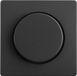 Berker Q1 centraalplaat - met knop voor dimmer - antraciet