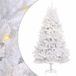 vidaXL Sapin de Noël artificiel 300 LED PVC et Acier Blanc