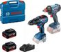 Bosch Kombi-Set 18V Gdx 18V-285 + Gsr 185-Li 2*2.0Ah - B 6019N2123