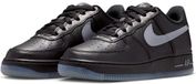 NIKE Nike Air Force 1 - Unisex Lage Sneakers - Leer - Zwart/Grijs - Maat 36.5
