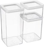 5five 3-Pack Plastic Dozen - Transparant