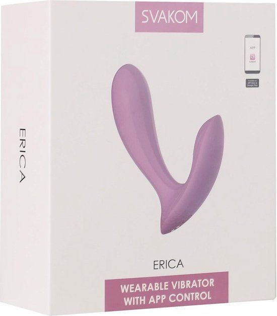 Svakom Erica - Draagbare Vibrator - Roze - 10 cm - Oplaadbaar