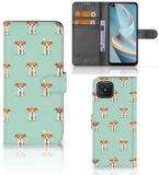 B2Ctelecom OPPO Reno4 Z 5G Telefoonhoesje Book Case Kunstleer TPU Pups Hond