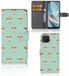 B2Ctelecom OPPO Reno4 Z 5G Telefoonhoesje Book Case Kunstleer TPU Pups Hond