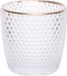 Cosy&Trendy Theelichthouders/waxinelichthouders glas bubbels transparant 7,5 cm