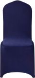 VEVOR Stoelhoezen, 50 Stuks, Wasbare en Afneembare Stoelhoezen van Polyester-Spandex voor Bruiloften, Diners, Banketten en Restaurants, Geschikt voor Stoelen, 51 X 45 X 95 cm, Marineblauw