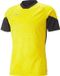 Puma Team Cup T-Shirt Heren - Zwart / Geel | Maat: S