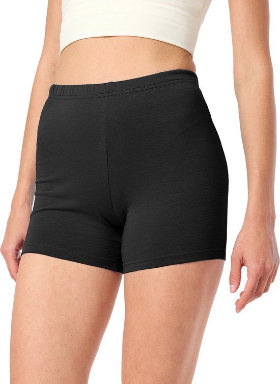 Merry Style MS-MS10-283-LE Women's Leggings - Sport - Casual - Short - Viscose - Black - M