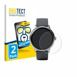 BROTECT - Screenprotector voor Pebble Round 2 - Folie Beschermfolie transparant 2 Stuks