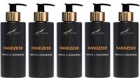 Claudius Cosmetics B.V. Handzeep Sweet Orange & Cedarwood 300 ml - gouden pomp - 5 stuks