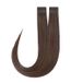 Rapunzel of Sweden Extensions adhésives Premium Lisses / Classiques Bande 4 cm / 8 pièces 5.0 Brun 50 cm Extensions de cheveux
