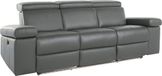 Notio Living Rayland-Bank 3-zits - Handmatig - Gris PU
