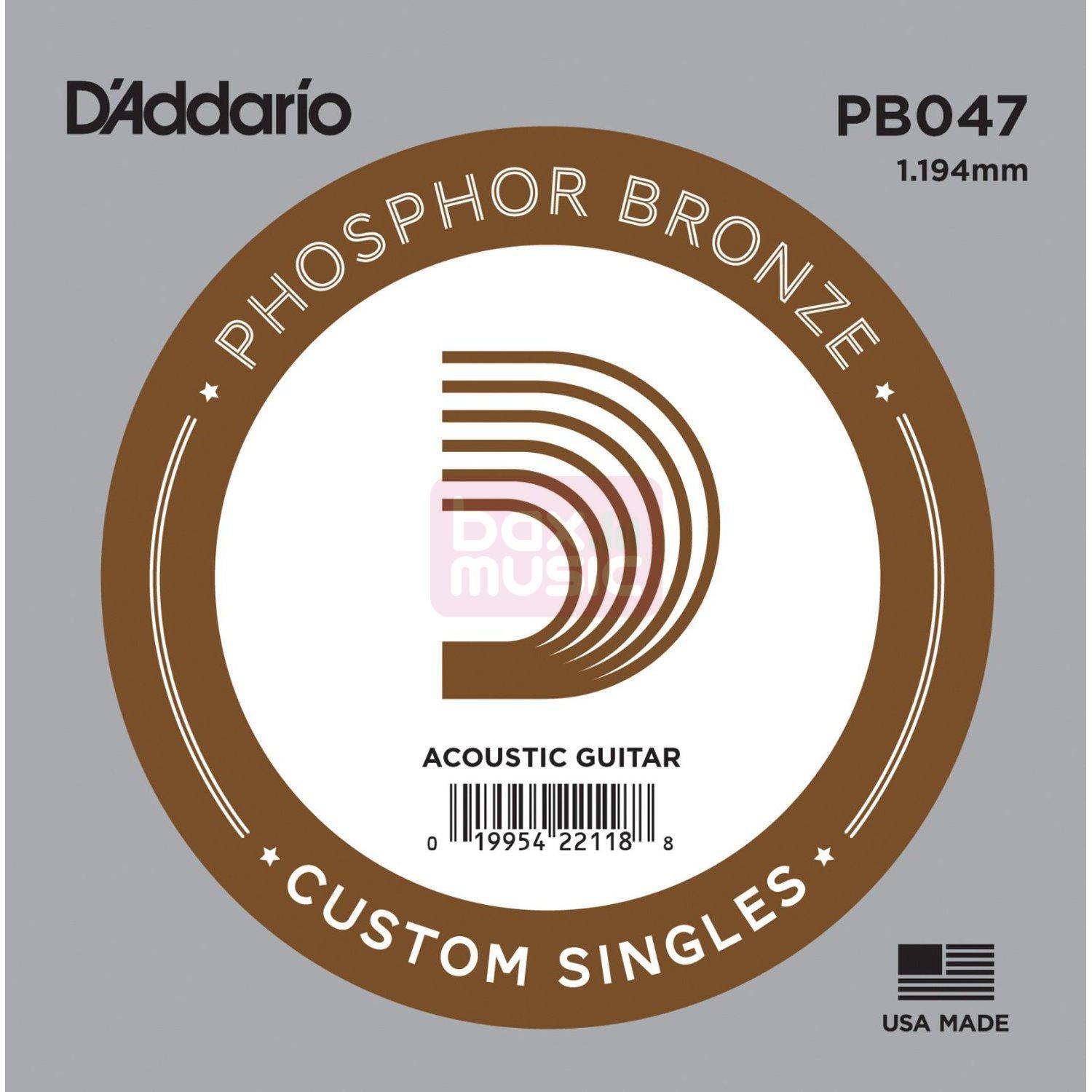 D'ADDARIO Daddario PB047 losse snaar voor akoestische westerngitaar