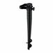 Relaxdays Parasolhouder Grondboor - Zwart - Met Handgreep - Voor Gazon of Strand - 32mm